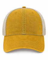 Joe's USA BTA Backroads Trucker Cap Mustard/Stone Front