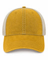 Joe's USA BTA Backroads Trucker Cap Mustard/Stone Front