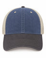Joe's USA BTA Backroads Trucker Cap Navy/Black/Stone Front