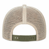 Joe's USA BTA Backroads Trucker Cap Olive/Khaki/Stone Back