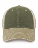 Joe's USA BTA Backroads Trucker Cap Olive/Khaki/Stone Front