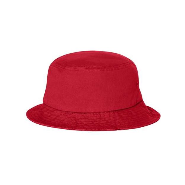 Joe's USA Bucket Hat J250 Red One Size Hats