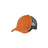 Joe's USA Colorblock Mesh Back Cap Flare Orange/ White/ Magnet Grey Hats