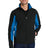 Joe's USA Colorblock Soft Shell Jacket Black/ Imperial Blue X - Small Soft Shell Jackets