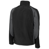 Joe's USA Colorblock Soft Shell Jacket Black/Battleship Grey X - Small Soft Shell Jackets