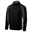 Joe's USA Colorblock Soft Shell Jacket Black/Battleship Grey X - Small Soft Shell Jackets