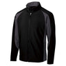 Joe's USA Colorblock Soft Shell Jacket Black/Battleship Grey X - Small Soft Shell Jackets
