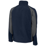 Joe's USA Colorblock Soft Shell Jacket Dress Blue Navy/ Battleship Grey X - Small Soft Shell Jackets
