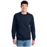 Joe's USA Core Fleece Crewneck Pocket Sweatshirt True Navy S Crewneck Sweatshirts