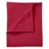 Joe's USA Core Fleece Sweatshirt Blanket Red Sweatshirts