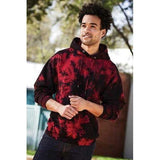 Joe's USA Crystal Tie - Dye Pullover Hoodie Black Small