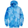 Joe's USA Crystal Tie - Dye Pullover Hoodie Sky Blue Small
