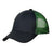 Joe's USA Double Mesh Snapback Sandwich Bill Cap One Size Fits All Black/Shock Green Hats