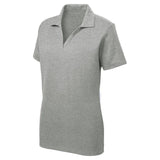 Joe’s USA Dri - Equip Ladies RacerMesh Polo | Women’s PosiCharge Mesh Polo XS–4XL Grey Heather X - Small Polos