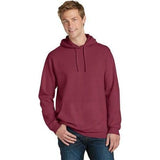 Joe's USA Essential Pigment - Dyed Pullover Hooded Sweatshirt Medium Merlot Sweatshirts