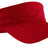 Joe's USA Fashion Visor Red OSFA Visors