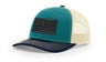 Joe's USA Flag Snapback Trucker Cap Black/Grey USA Flag Blue Teal / Birch / Navy Hats