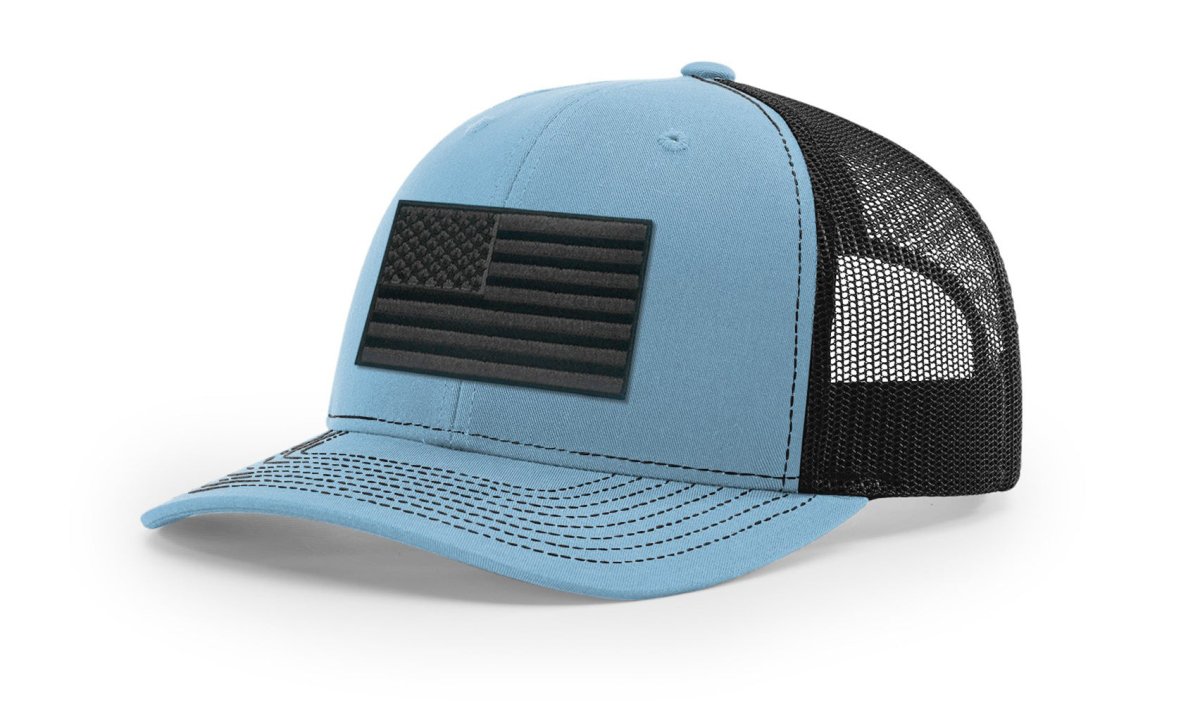 Joe's USA Flag Snapback Trucker Cap Black/Grey USA Flag Columbia Blue / Black Hats