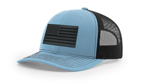 Joe's USA Flag Snapback Trucker Cap Black/Grey USA Flag Columbia Blue / Black Hats