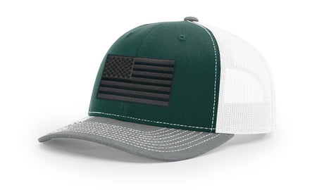 Joe's USA Flag Snapback Trucker Cap Black/Grey USA Flag Columbia Blue Hats