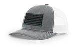 Joe's USA Flag Snapback Trucker Cap Black/Grey USA Flag Heather Grey / Charcoal / Maroon Hats