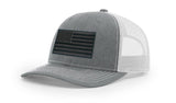 Joe's USA Flag Snapback Trucker Cap Black/Grey USA Flag Heather Grey / Charcoal / Maroon Hats