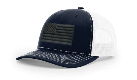 Joe's USA Flag Snapback Trucker Cap Black/Grey USA Flag Kelly Green / White Hats