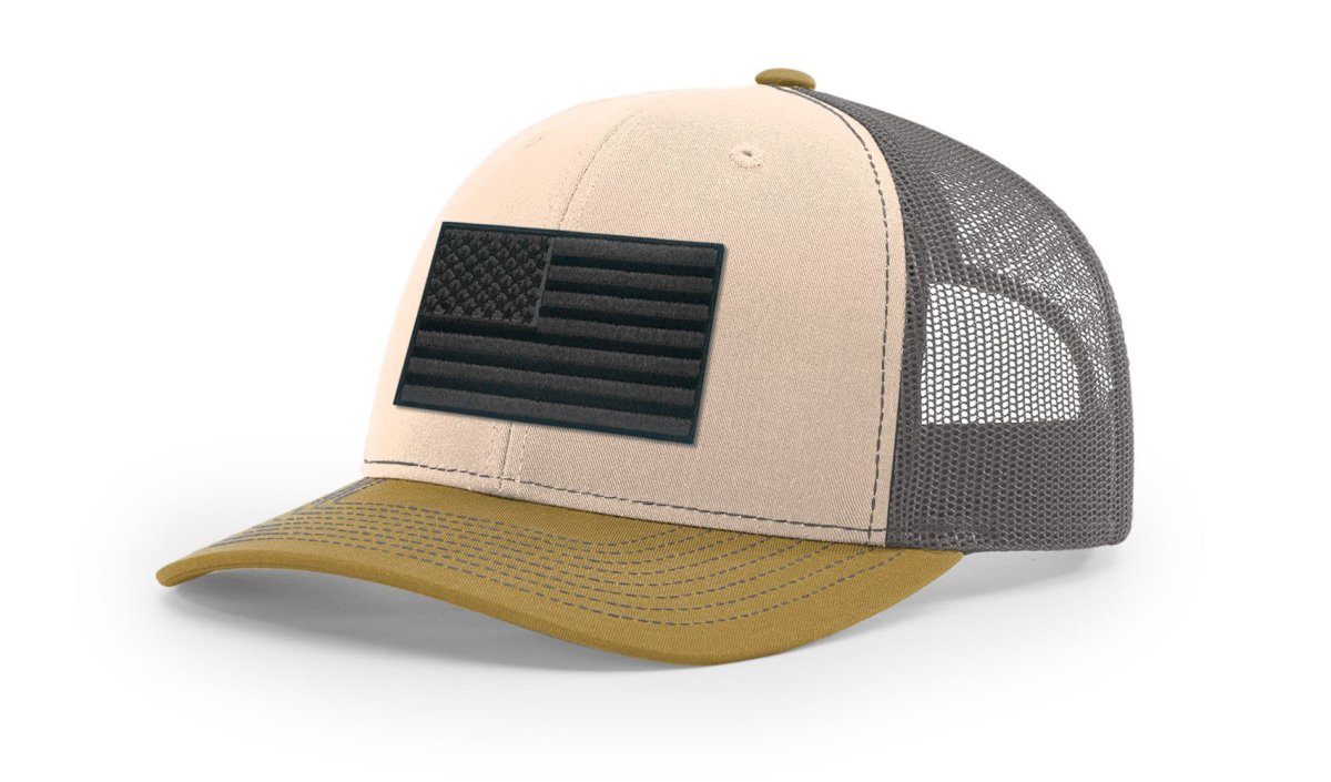 Joe's USA Flag Snapback Trucker Cap Black/Grey USA Flag Kelly Green / White Hats