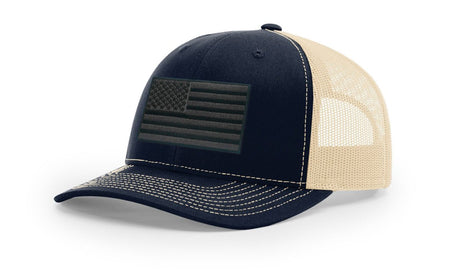 Joe's USA Flag Snapback Trucker Cap Black/Grey USA Flag Kelly Green / White Hats
