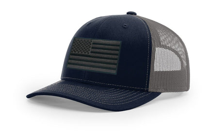 Joe's USA Flag Snapback Trucker Cap Black/Grey USA Flag Kelly Green / White Hats