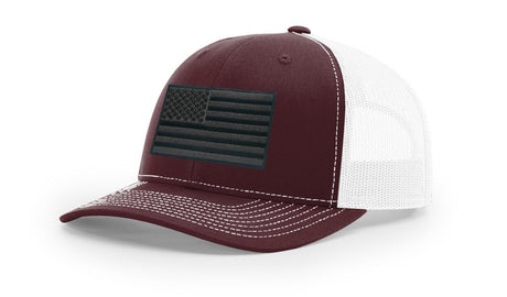 Joe's USA Flag Snapback Trucker Cap Black/Grey USA Flag Kelly Green / White Hats