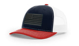 Joe's USA Flag Snapback Trucker Cap Black/Grey USA Flag Kelly Green / White Hats