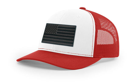 Joe's USA Flag Snapback Trucker Cap Black/Grey USA Flag White / Navy Hats