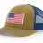 Joe's USA Flag Snapback Trucker Cap Red/White/Blue USA Flag Biscuit / True Blue Hats