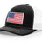 Joe's USA Flag Snapback Trucker Cap Red/White/Blue USA Flag Black / White Hats
