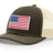 Joe's USA Flag Snapback Trucker Cap Red/White/Blue USA Flag Chocolate Chip / Birch Hats