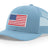 Joe's USA Flag Snapback Trucker Cap Red/White/Blue USA Flag Columbia Blue Hats