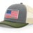 Joe's USA Flag Snapback Trucker Cap Red/White/Blue USA Flag Heather Grey / Birch / Army Olive Hats