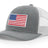 Joe's USA Flag Snapback Trucker Cap Red/White/Blue USA Flag Heather Grey / Light Grey Hats