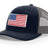 Joe's USA Flag Snapback Trucker Cap Red/White/Blue USA Flag Navy / Charcoal Hats