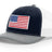 Joe's USA Flag Snapback Trucker Cap Red/White/Blue USA Flag Navy / White / Heather Grey Hats
