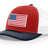 Joe's USA Flag Snapback Trucker Cap Red/White/Blue USA Flag Red / White / Navy Hats