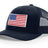Joe's USA Flag Snapback Trucker Cap Red/White/Blue USA Flag True Navy Hats