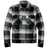 Joe's USA Flannel Basin Jacket X - Small Deep Black Plaid Jackets