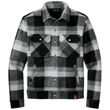 Joe's USA Flannel Basin Jacket X - Small Deep Black Plaid Jackets