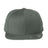 Joe's USA Flat Bill Snapback Cap Dark Grey Hats