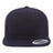 Joe's USA Flat Bill Snapback Cap Dark Navy Hats