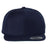 Joe's USA Flat Bill Snapback Cap Navy Hats