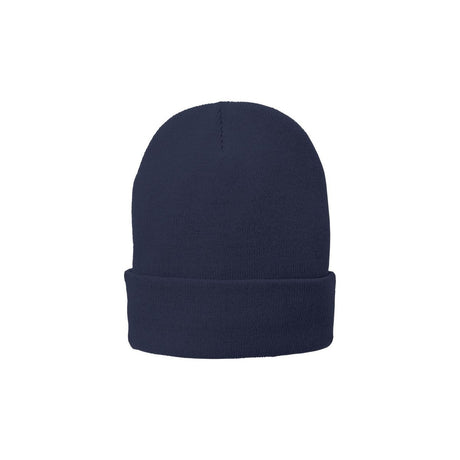 Joe's USA Fleece - Lined Knit Cap – Wholesale Blank Bulk Beanie | Warm Lined Winter Cap Navy OSFA Beanies