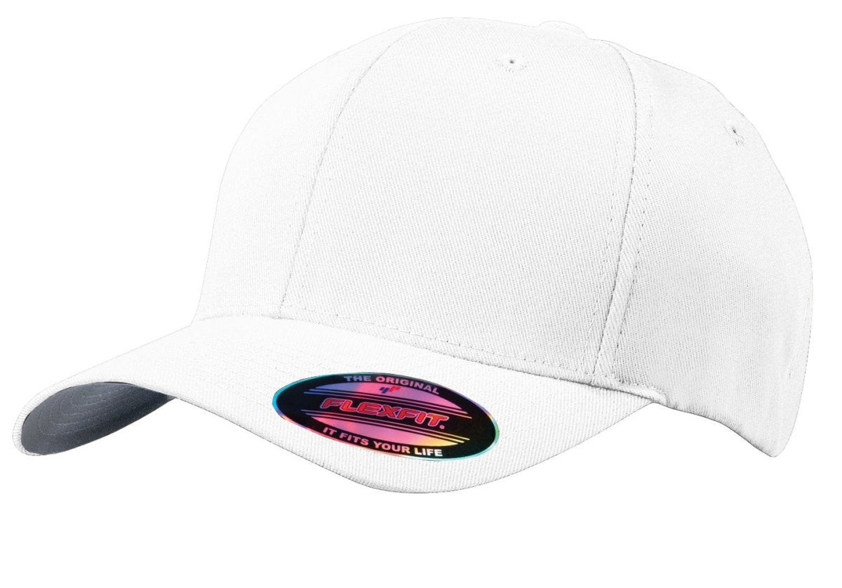 Joe's USA Flexfit ® Cap White L/XL Hats